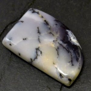Shop Dendritic Agate Stones & Crystals! Dendritic Agate Cabochon Stone (26mm x 17mm x 5mm) – Fancy Cabochon | Natural genuine stones & crystals in various shapes & sizes. Buy raw cut, tumbled, or polished gemstones for making jewelry or crystal healing energy vibration raising reiki stones. #crystals #gemstones #crystalhealing #crystalsandgemstones #energyhealing #affiliate #ad