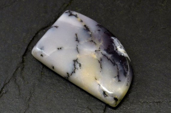 Dendritic Agate Cabochon Stone (26mm X 17mm X 5mm) - Fancy Cabochon
