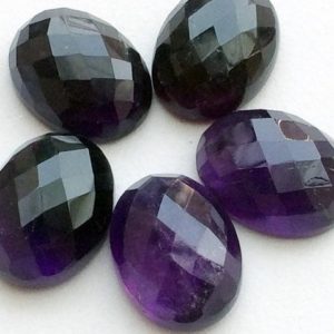 Shop Amethyst Cabochons! 18-20mm Approx., Amethyst Cabochon Lot, Oval Checker Cut Amethyst, Amethyst Flat Back, 1 Piece, Loose Amethyst For Jewelry – GODP557 | Natural genuine stones & crystals in various shapes & sizes. Buy raw cut, tumbled, or polished gemstones for making jewelry or crystal healing energy vibration raising reiki stones. #crystals #gemstones #crystalhealing #crystalsandgemstones #energyhealing #affiliate #ad