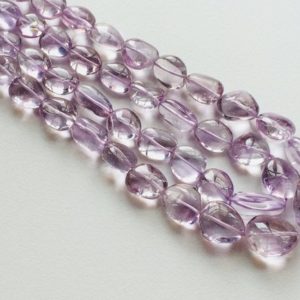 Shop Amethyst Bead Shapes! 6x5mm To 13x10mm Pink Amethyst Plain Oval Beads, Pink Amethyst Smooth Oval Beads, Pink Amethyst For Jewelry (4.5IN To 9IN Options) | Natural genuine other-shape Amethyst beads for beading and jewelry making.  #jewelry #beads #beadedjewelry #diyjewelry #jewelrymaking #beadstore #beading #affiliate #ad