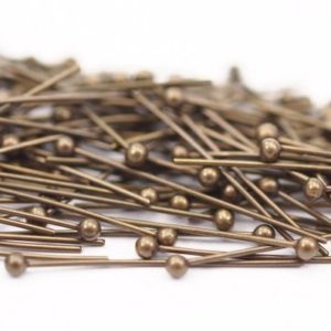 budget range findings for jewellery making 100 x 2" antique copper headpins 