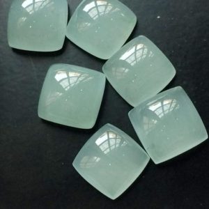 Shop Aquamarine Cabochons! 12mm Aquamarine Plain Square Flat Back Cabochon, Milky Aquamarine Cabochon For Jewelry, Aquamarine Gems (5Pcs To 10pcs Options) | Natural genuine stones & crystals in various shapes & sizes. Buy raw cut, tumbled, or polished gemstones for making jewelry or crystal healing energy vibration raising reiki stones. #crystals #gemstones #crystalhealing #crystalsandgemstones #energyhealing #affiliate #ad
