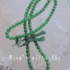 Shop Jade Necklaces! Asian Tradition Green Beads Jade Necklace With Green Knot 25'' | Natural genuine Jade necklaces. Buy crystal jewelry, handmade handcrafted artisan jewelry for women.  Unique handmade gift ideas. #jewelry #beadednecklaces #beadedjewelry #gift #shopping #handmadejewelry #fashion #style #product #necklaces #affiliate #ad