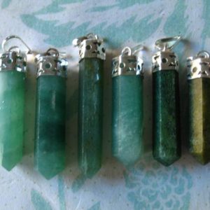 Clearance ..Gemstone Spike POINT Charm Pendant Aventurine Spike Point Metaphysical Gemtone Charm, 25-35 mm, 1-1.5" in , ap70.10 solo | Natural genuine other-shape Aventurine beads for beading and jewelry making.  #jewelry #beads #beadedjewelry #diyjewelry #jewelrymaking #beadstore #beading #affiliate #ad