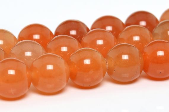 Orange Aventurine Beads Grade Aaa Gemstone Round Loose Beads 4mm 6mm 8mm 10mm Bulk Lot Options