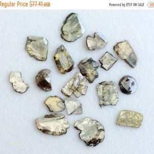 Shop Diamond Bead Shapes! 4-7mm Brown Diamond Slices, Free Form, Faceted Flat Back Diamond Rose Cut Slice, 2 Pcs Natural Diamond Slice For Jewelry – DS3619 | Natural genuine other-shape Diamond beads for beading and jewelry making.  #jewelry #beads #beadedjewelry #diyjewelry #jewelrymaking #beadstore #beading #affiliate #ad