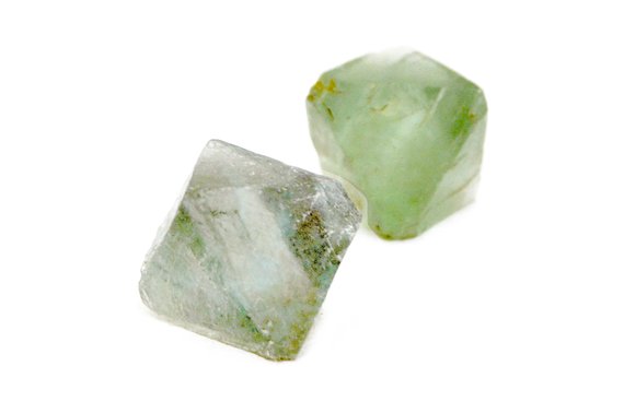 Fluorite Octahedron Crystal - Raw Green Fluorite - Healing Crystal