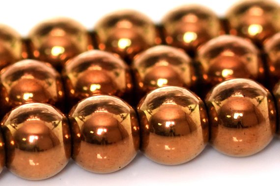 Red Bronze Hematite Beads Grade Aaa Gemstone Round Loose Beads 4mm 6mm 8mm 10mm 12mm Bulk Lot Options