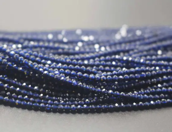 Faceted Iolite Beads,iolite Faceted Beads Bulk Supply,small Size Beads,15 Inches One Starand