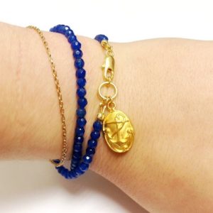 Shop Jade Bracelets! Cobalt Blue Bracelet – Jade Gemstone Jewelry – Wrap Jewellery – Gold Anchor Charm – Nautical – Modern | Natural genuine Jade bracelets. Buy crystal jewelry, handmade handcrafted artisan jewelry for women.  Unique handmade gift ideas. #jewelry #beadedbracelets #beadedjewelry #gift #shopping #handmadejewelry #fashion #style #product #bracelets #affiliate #ad