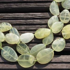 Australia Sun Jade A grade 16-22 mm pebble beads (ETB00176) | Natural genuine beads Gemstone beads for beading and jewelry making.  #jewelry #beads #beadedjewelry #diyjewelry #jewelrymaking #beadstore #beading #affiliate #ad