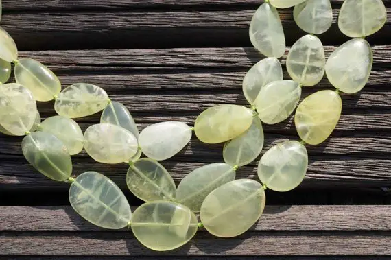 Australia Sun Jade A Grade 16-22 Mm Pebble Beads (etb00176)