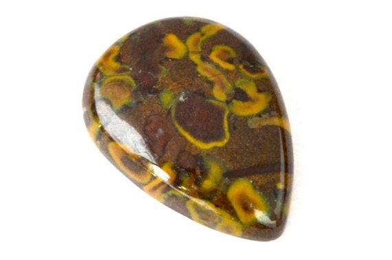 Conglomerate Jasper Cabochon Stone (34mm X 24mm X 7mm) - Drop Cabochon