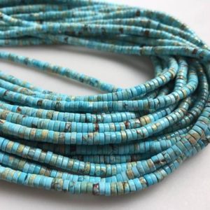 Green Sea Sediment Jasper Heishi Disc Beads 2x4mm 15.5" Strand | Natural genuine other-shape Gemstone beads for beading and jewelry making.  #jewelry #beads #beadedjewelry #diyjewelry #jewelrymaking #beadstore #beading #affiliate #ad