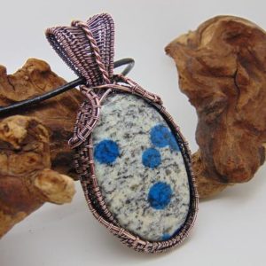 K2 Jasper Pendant, Wire Wrapped Jewellery, Statement Copper Pendant | Natural genuine Jasper pendants. Buy crystal jewelry, handmade handcrafted artisan jewelry for women.  Unique handmade gift ideas. #jewelry #beadedpendants #beadedjewelry #gift #shopping #handmadejewelry #fashion #style #product #pendants #affiliate #ad