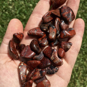 Brecciated Jasper – Red Jasper stone – healing crystals and stones – Red Jasper crystal – tumbled stones – root chakra crystals – grounding | Natural genuine stones & crystals in various shapes & sizes. Buy raw cut, tumbled, or polished gemstones for making jewelry or crystal healing energy vibration raising reiki stones. #crystals #gemstones #crystalhealing #crystalsandgemstones #energyhealing #affiliate #ad