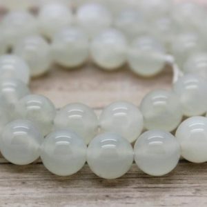 Shop Moonstone Round Beads! Natural Moonstone, Gray/Green Moonstone Smooth Round Beads Loose Gemstone Stone (4mm 6mm 8mm 10mm 12mm) – PG33 | Natural genuine round Moonstone beads for beading and jewelry making.  #jewelry #beads #beadedjewelry #diyjewelry #jewelrymaking #beadstore #beading #affiliate #ad