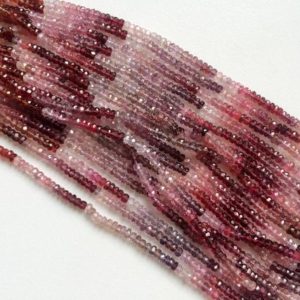 Shop Spinel Beads! 3.5mm Multi Spinel Faceted Rondelle Beads, 13 Inch Natural Spinel Beads, Multi Spinel Faceted Beads For Jewelry  – AGA39 | Natural genuine beads Spinel beads for beading and jewelry making.  #jewelry #beads #beadedjewelry #diyjewelry #jewelrymaking #beadstore #beading #affiliate #ad
