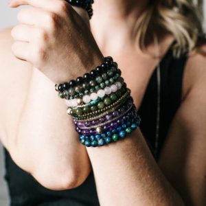 Shop Onyx Bracelets! Black Onyx Bead Bracelet | Sterling Silver Stretch Bracelet  | Black Onyx Jewelry | Custom Size Bracelet for Small or Large Wrists | Natural genuine Onyx bracelets. Buy crystal jewelry, handmade handcrafted artisan jewelry for women.  Unique handmade gift ideas. #jewelry #beadedbracelets #beadedjewelry #gift #shopping #handmadejewelry #fashion #style #product #bracelets #affiliate #ad