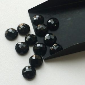 Shop Onyx Cabochons! 8mm Black Onyx Cabochon, Black Onyx Gems, Onyx RoseCut Gemstones, Black Onyx Flat Cabochons For Jewelry (5Pcs To 50Pcs Options) – BGP238 | Natural genuine stones & crystals in various shapes & sizes. Buy raw cut, tumbled, or polished gemstones for making jewelry or crystal healing energy vibration raising reiki stones. #crystals #gemstones #crystalhealing #crystalsandgemstones #energyhealing #affiliate #ad
