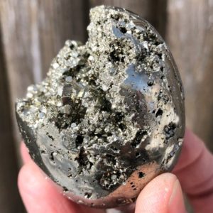 2.1" Pyrite Druzy Egg from Peru, Crystal Egg Carving, Home Decor, Crystal for Abundance Manifestation Protection, Sparkly Dodecahedrons #1 | Natural genuine stones & crystals in various shapes & sizes. Buy raw cut, tumbled, or polished gemstones for making jewelry or crystal healing energy vibration raising reiki stones. #crystals #gemstones #crystalhealing #crystalsandgemstones #energyhealing #affiliate #ad