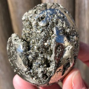 2.4" Sparkly Pyrite Egg from Peru, Crystal Egg, Pyrite Druzy, Sparkly Pyrite Cluster, Home Decor Crystal for Abundance, Gift for Leo #2 | Natural genuine stones & crystals in various shapes & sizes. Buy raw cut, tumbled, or polished gemstones for making jewelry or crystal healing energy vibration raising reiki stones. #crystals #gemstones #crystalhealing #crystalsandgemstones #energyhealing #affiliate #ad