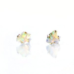Raw Opal Earrings