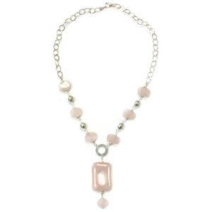 Shop Rose Quartz Pendants! Pink Necklace – Rose Quartz Jewellery – Sterling Silver Jewelry – Gemstone Pendant – Drop – Easter – Pastel – Spring – Fashion – Chain N-207 | Natural genuine Rose Quartz pendants. Buy crystal jewelry, handmade handcrafted artisan jewelry for women.  Unique handmade gift ideas. #jewelry #beadedpendants #beadedjewelry #gift #shopping #handmadejewelry #fashion #style #product #pendants #affiliate #ad