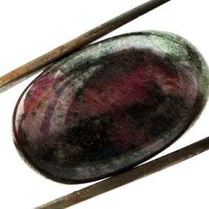 Shop Ruby Zoisite Stones & Crystals! Ruby Zoisite Cabochon Stone (25mm x 15mm x 6mm) 28.5cts – Oval Cabochon – Gemstone Cabochon – Oval Ruby Zoisite | Natural genuine stones & crystals in various shapes & sizes. Buy raw cut, tumbled, or polished gemstones for making jewelry or crystal healing energy vibration raising reiki stones. #crystals #gemstones #crystalhealing #crystalsandgemstones #energyhealing #affiliate #ad