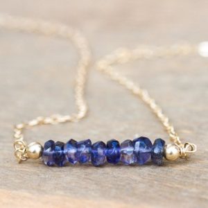 Shop Sapphire Necklaces! Dainty Birthstone Necklace – Dainty Sapphire Necklace – Virgo Zodiac Gift – Silver Sapphire Necklace – September Birthstone – Gift for Her | Natural genuine Sapphire necklaces. Buy crystal jewelry, handmade handcrafted artisan jewelry for women.  Unique handmade gift ideas. #jewelry #beadednecklaces #beadedjewelry #gift #shopping #handmadejewelry #fashion #style #product #necklaces #affiliate #ad