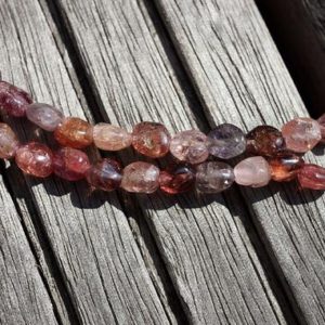 Shop Spinel Beads! Spinel (Multi-colour) pebble beads 5-7mm (ETB00674) Unique jewelry/Vintage jewelry/Gemstone necklace | Natural genuine beads Spinel beads for beading and jewelry making.  #jewelry #beads #beadedjewelry #diyjewelry #jewelrymaking #beadstore #beading #affiliate #ad