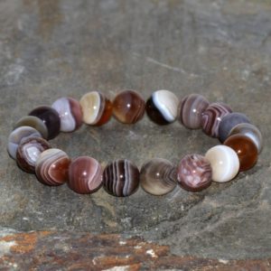 Shop Agate Bracelets! 10mm Botswana Agate Bracelet, Stacking Bracelet, Yoga Bracelet, Natural Agate Bracelet, Gemstone Bracelet, Yoga Gift, Wrist Mala Beads | Natural genuine Agate bracelets. Buy crystal jewelry, handmade handcrafted artisan jewelry for women.  Unique handmade gift ideas. #jewelry #beadedbracelets #beadedjewelry #gift #shopping #handmadejewelry #fashion #style #product #bracelets #affiliate #ad