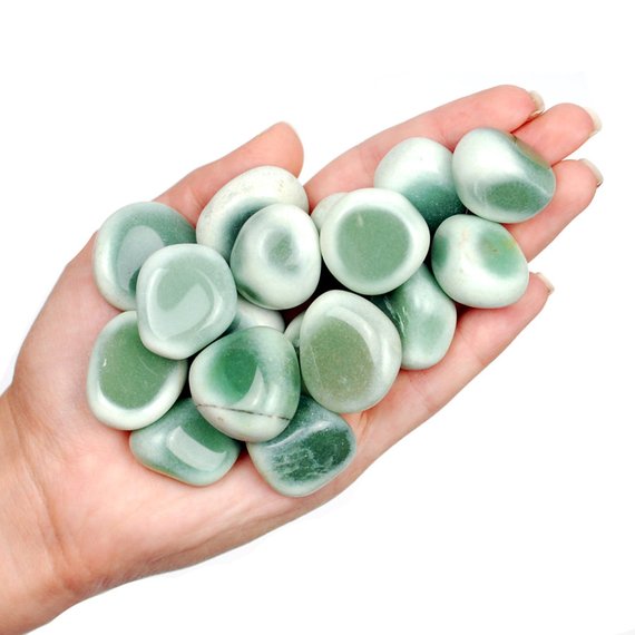 Green Agate Tumbled Stone, Agate, Tumbled Stones, Crystals, Stones, Gifts, Rocks, Gems, Gemstones, Zodiac Crystals, Healing Crystals