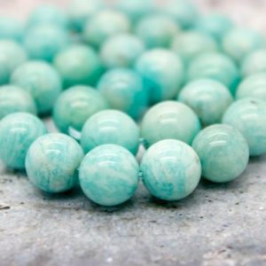 Shop Amazonite Beads! Amazonite, Natural Amazonite Smooth Round Sphere Loose Gemstone Beads (4mm 6mm 8mm 10mm 12mm) – PG22 | Natural genuine beads Amazonite beads for beading and jewelry making.  #jewelry #beads #beadedjewelry #diyjewelry #jewelrymaking #beadstore #beading #affiliate #ad
