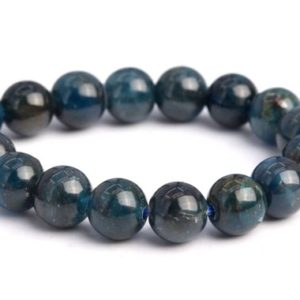 Shop Apatite Round Beads! 5-6MM Dark Blue Apatite Beads Grade AA Genuine Natural Gemstone Half Strand Round Loose Beads 7.5" BULK LOT 1,3,5,10 and 50 (103140h-690) | Natural genuine round Apatite beads for beading and jewelry making.  #jewelry #beads #beadedjewelry #diyjewelry #jewelrymaking #beadstore #beading #affiliate #ad
