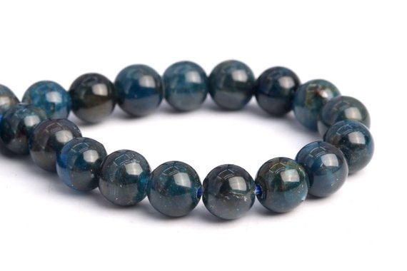 5-6mm Dark Blue Apatite Beads Grade Aa Genuine Natural Gemstone Half Strand Round Loose Beads 7.5" Bulk Lot 1,3,5,10 And 50 (103140h-690)