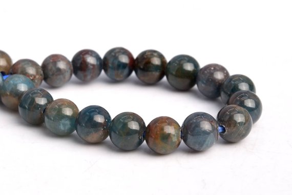 5mm Dark Blue Apatite Beads Grade Ab Genuine Natural Gemstone Half Strand Round Loose Beads 7.5" Bulk Lot 1,3,5,10 And 50 (103145h-691)