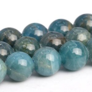 Shop Apatite Round Beads! 5MM Light Blue Apatite Beads Grade A Genuine Natural Gemstone Full Strand Round Loose Beads 15" BULK LOT 1,3,5,10 and 50 (103135-689) | Natural genuine round Apatite beads for beading and jewelry making.  #jewelry #beads #beadedjewelry #diyjewelry #jewelrymaking #beadstore #beading #affiliate #ad