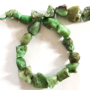 Shop Chrysoprase Chip & Nugget Beads! Chrysoprase PLAIN Tumble , Green,  16 strand, inch ,Beautiful ,Variety of Green ,Creative of Excellent design. Natural ,Earth mined | Natural genuine chip Chrysoprase beads for beading and jewelry making.  #jewelry #beads #beadedjewelry #diyjewelry #jewelrymaking #beadstore #beading #affiliate #ad