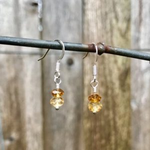Shop Citrine Earrings! Handmade Citrine Earrings Women's Gemstone Earrings Small Citrine Earrings Dainty Fishhook Citrine Earrings Natural Citrine Earrings | Natural genuine Citrine earrings. Buy crystal jewelry, handmade handcrafted artisan jewelry for women.  Unique handmade gift ideas. #jewelry #beadedearrings #beadedjewelry #gift #shopping #handmadejewelry #fashion #style #product #earrings #affiliate #ad