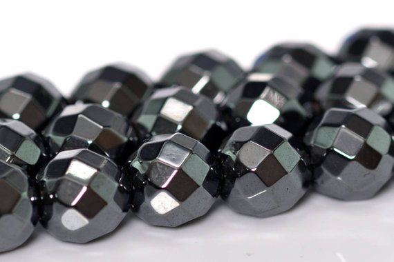Black Hematite Beads Grade Aaa Genuine Natural Gemstone Faceted Round Loose Beads 2mm 4mm 6mm 8mm 10mm Bulk Lot Options