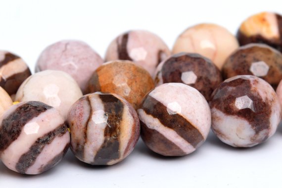 Australia Zebra Jasper Beads Grade Aaa Genuine Natural Gemstone Micro Faceted Round Loose Beads 6mm 8mm 10mm 12mm Bulk Lot Options