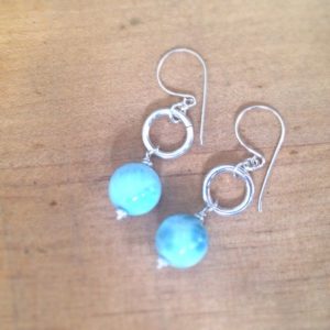 Shop Larimar Earrings! Larimar Earrings – Blue Earrings – Sterling Silver Jewellery – Gemstone Jewelry – Blue – AAA – Luxe | Natural genuine Larimar earrings. Buy crystal jewelry, handmade handcrafted artisan jewelry for women.  Unique handmade gift ideas. #jewelry #beadedearrings #beadedjewelry #gift #shopping #handmadejewelry #fashion #style #product #earrings #affiliate #ad