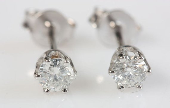 Minimalist Earrings-diamond Stud Earrings-baby Earrings-diamond Earrings-gold Earrings-baby Girl Jewelry-graduation Gift-gift For Him