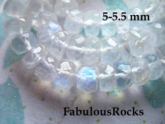10-50 Pcs / 5-5.5 Mm, Rainbow Moonstone Rondelle Beads, Luxe Aaa Aaaa / June Birthstone Wholesale Moonstone Gemstone Brides Bridal Top 55