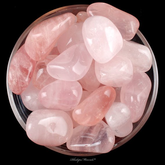 Rose Quartz Tumbled Stone, Rose Quartz, Tumbled Stones, Stones, Crystals, Rocks, Gifts, Gemstones, Gems, Zodiac Crystals, Healing Crystals