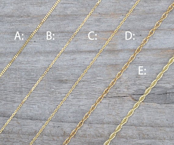 Solid 9ct Yellow Gold Chain Necklace: Curb, Belcher, Rope Styles