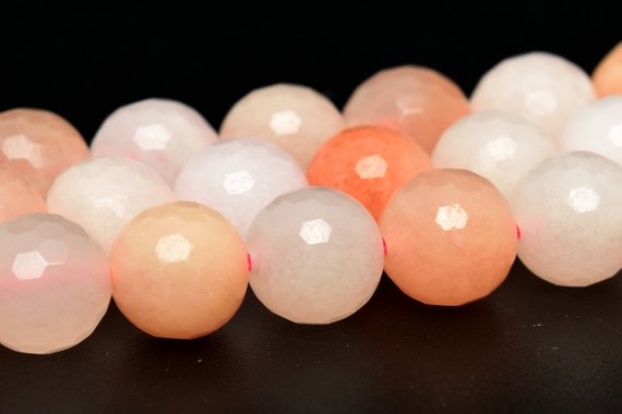 Faint Pink Aventurine Beads Grade Aaa Natural Gemstone Micro Faceted Round Loose Beads 6mm 8mm 10mm Bulk Lot Options