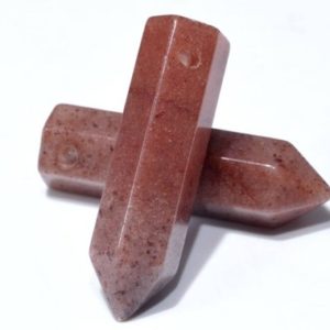 Shop Aventurine Bead Shapes! 2 Pcs 30x8MM Cocoa Brown Aventurine Beads Healing Hexagonal Pointed Grade AAA Genuine Natural Loose Beads BULK LOT 2,4,6,12,50 (103258-719) | Natural genuine other-shape Aventurine beads for beading and jewelry making.  #jewelry #beads #beadedjewelry #diyjewelry #jewelrymaking #beadstore #beading #affiliate #ad