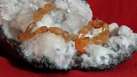 Citrine Hand Carved Free Form Nugget Beads 14 In. Strand, Orange Citrine Nugget Beads, Natural Citrine Stones, Semi Precious Stones,